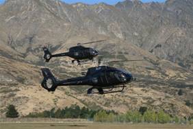 Distinctive all black fleet incorporating the Eurocopter EC 130 B4 and the Eurocopter EC 120 B